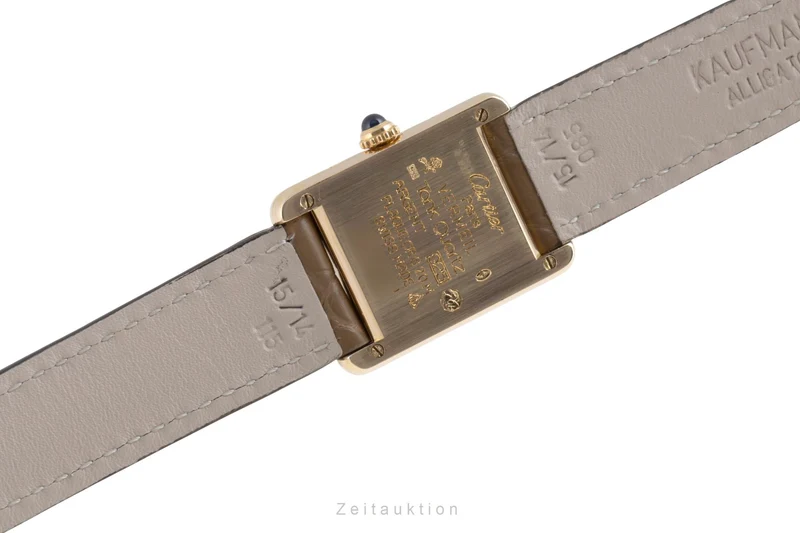 Cartier Tank silver-gilt quartz women's watch W1008354, 5057001 [2504167]