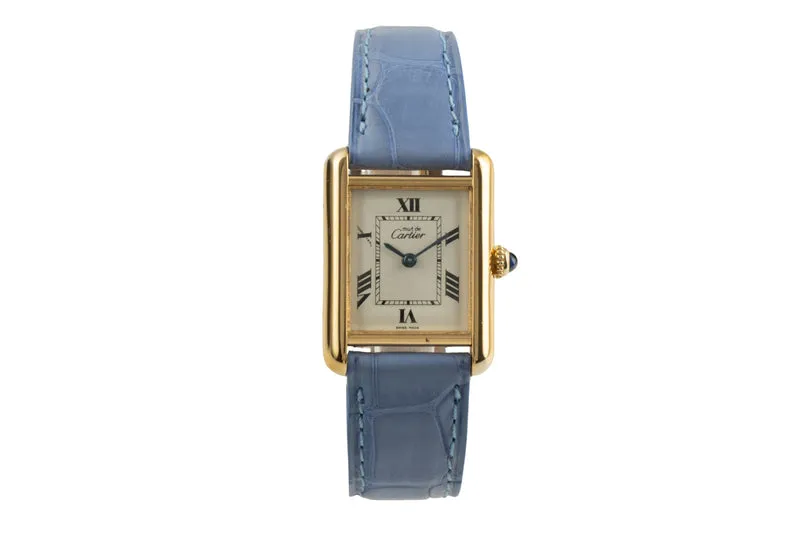 Cartier Tank silver-gilt quartz women's watch W1013654, 2415 [2504125]