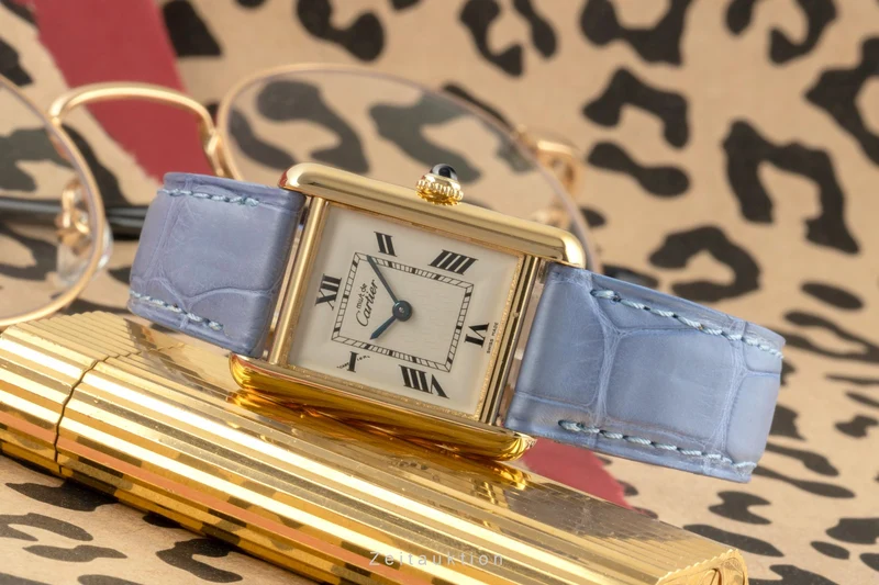 Cartier Tank silver-gilt quartz women's watch W1013654, 2415 [2504125]