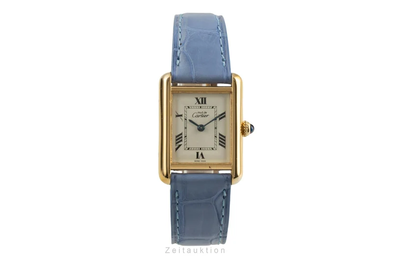 Cartier Tank silver-gilt quartz women's watch W1013654, 2415 [2504125]