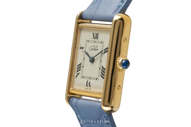 Cartier Tank silver-gilt quartz women's watch W1013654, 2415 [2504125]