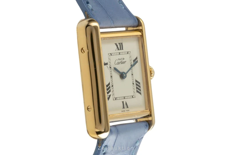 Cartier Tank silver-gilt quartz women's watch W1013654, 2415 [2504125]