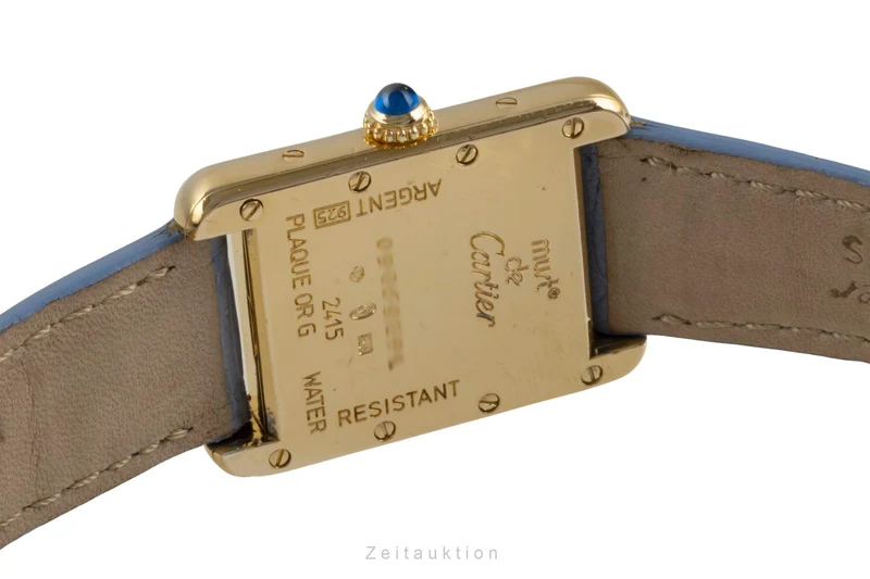 Cartier Tank silver-gilt quartz women's watch W1013654, 2415 [2504125]