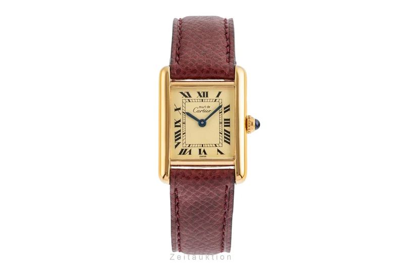 Cartier Tank silver-gilt quartz women's watch W1003153, 557051 [2503747]