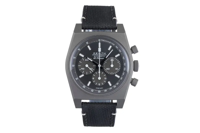Zenith Chronomaster chronograph titanium automatic men's watch 97.T384.4061/21.C822 LP: 9800EUR [2505488]