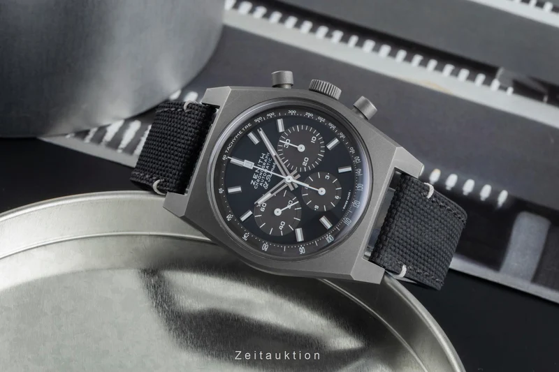 Zenith Chronomaster chronograph titanium automatic men's watch 97.T384.4061/21.C822 LP: 9800EUR [2505488]