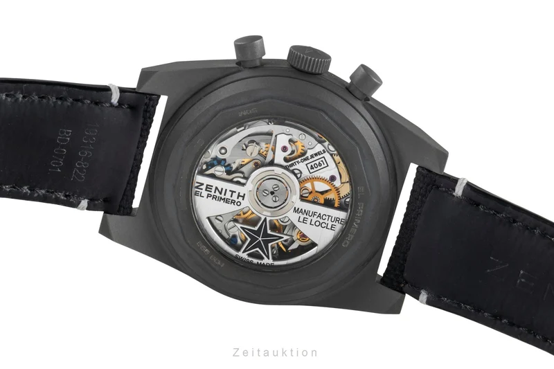 Zenith Chronomaster chronograph titanium automatic men's watch 97.T384.4061/21.C822 LP: 9800EUR [2505488]