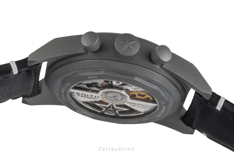 Zenith Chronomaster chronograph titanium automatic men's watch 97.T384.4061/21.C822 LP: 9800EUR [2505488]