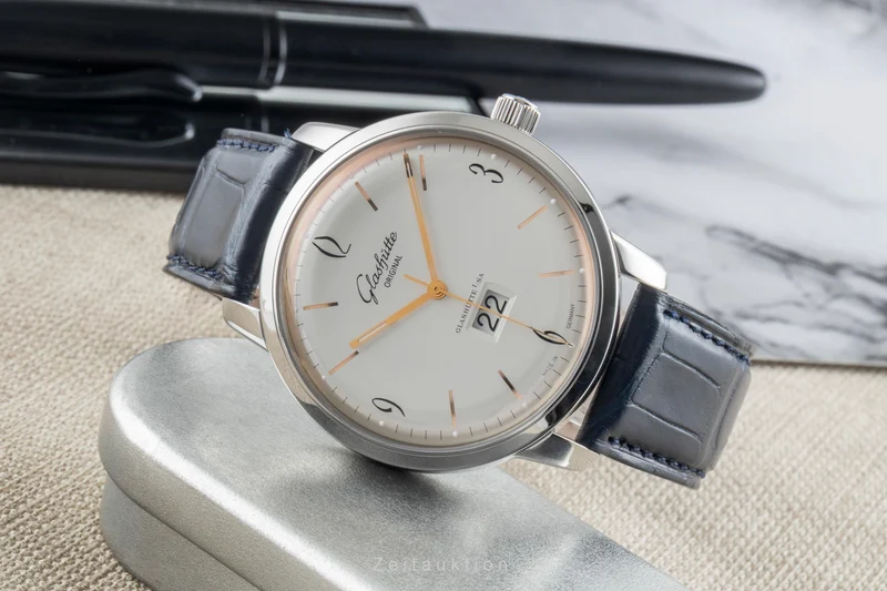 Glashütte Sixties steel automatic men's watch 2-39-47-01-02-04 LP: 8800EUR [2505448]