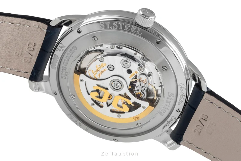 Glashütte Sixties steel automatic men's watch 2-39-47-01-02-04 LP: 8800EUR [2505448]