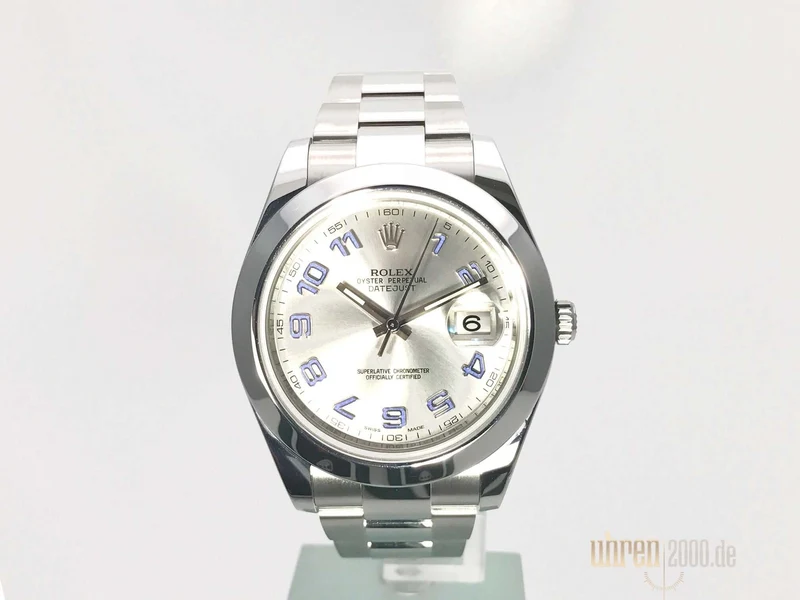 Rolex Datejust II 41 Edelstahl 116300 Rhodium aus 2013