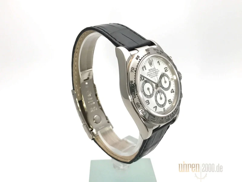 Rolex Daytona Weißgold - Leder 16519 aus 1998 Zenith