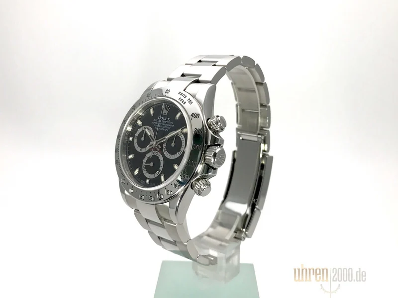 Rolex Daytona Edelstahl 116520 Schwarz gebraucht aus 2010