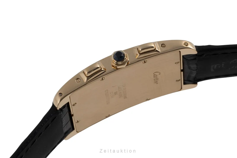 Cartier Tank Américaine chronograph 18 ct gold quartz men's watch W2601156 [2504041]