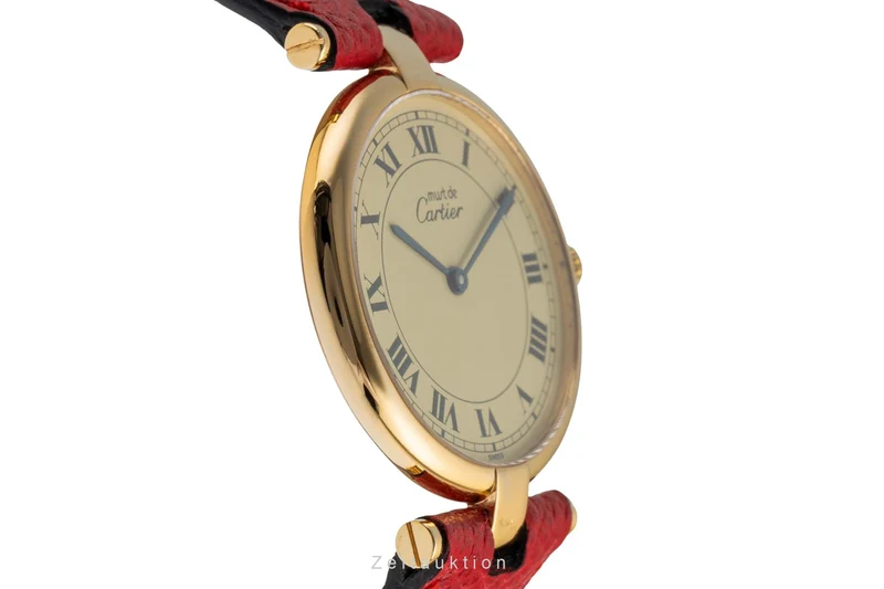 Cartier Vendome silver-gilt quartz unisex 590003 [2504021]