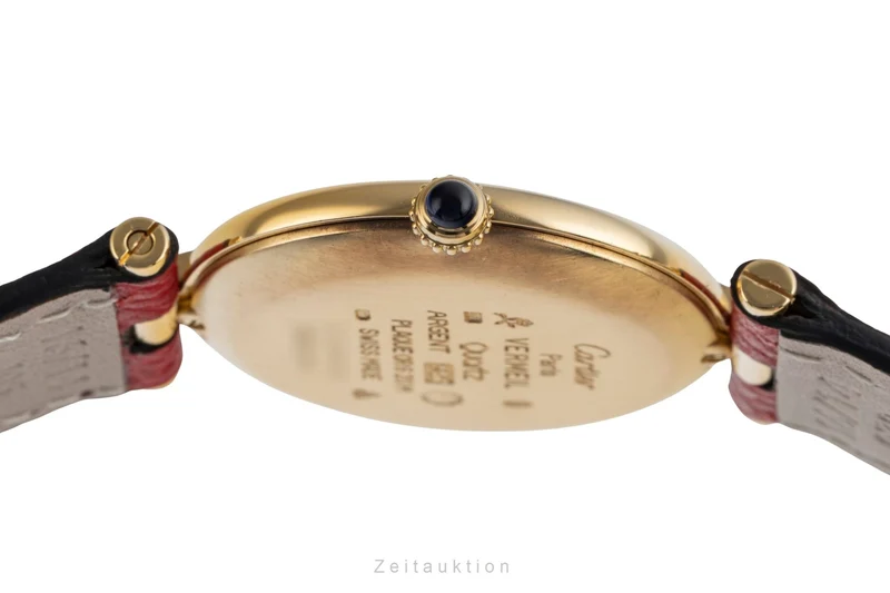 Cartier Vendome silver-gilt quartz unisex 590003 [2504021]
