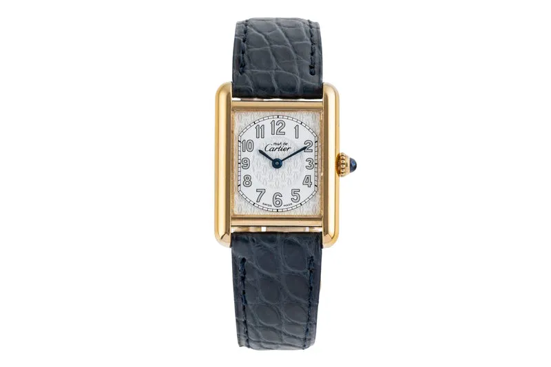 Cartier Tank silver-gilt quartz women's watch W1013854 [2504077]