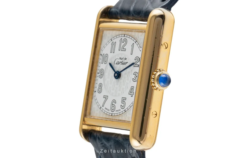 Cartier Tank silver-gilt quartz women's watch W1013854 [2504077]