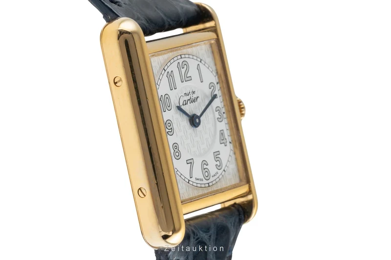 Cartier Tank silver-gilt quartz women's watch W1013854 [2504077]