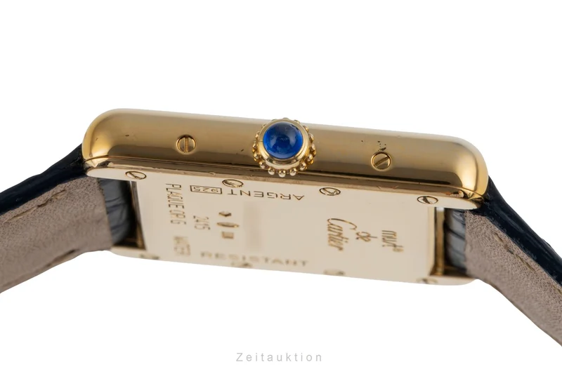Cartier Tank silver-gilt quartz women's watch W1013854 [2504077]