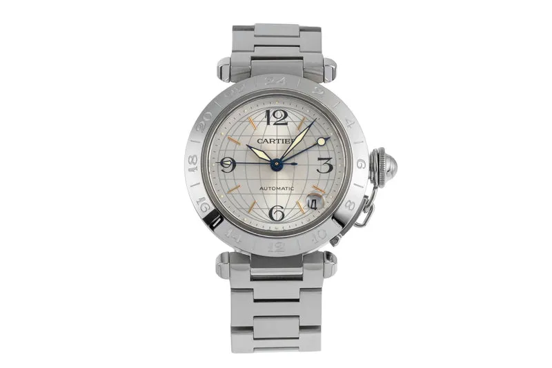 Cartier Pasha steel automatic men's watch W31029M7, 2377 [2505052]