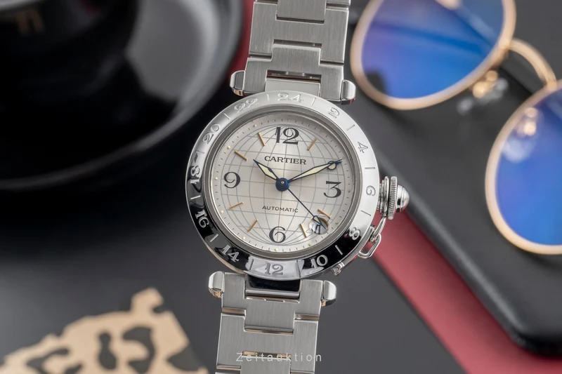 Cartier Pasha steel automatic men's watch W31029M7, 2377 [2505052]