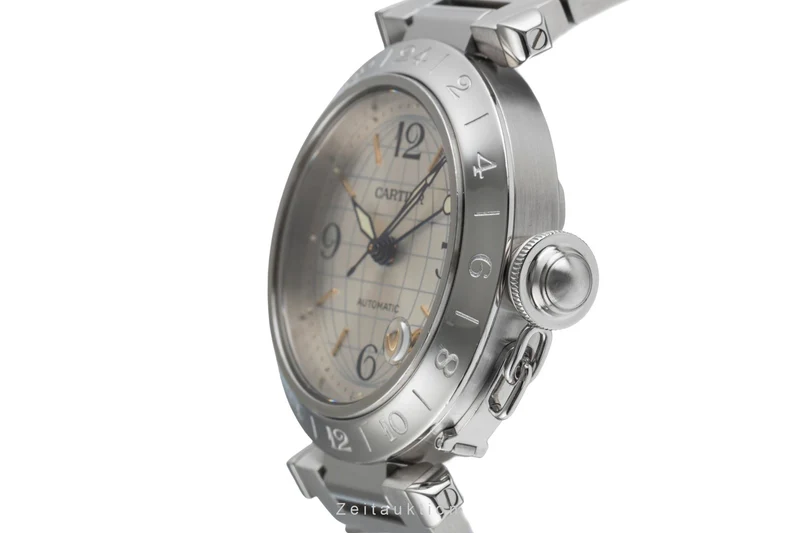 Cartier Pasha steel automatic men's watch W31029M7, 2377 [2505052]