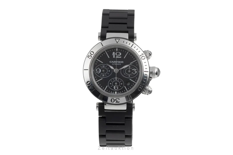 Cartier Pasha Seatimer chronograph steel automatic men's watch W31088U2, 2995 [2505017]