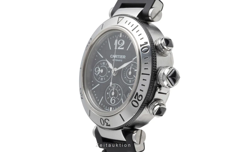 Cartier Pasha Seatimer chronograph steel automatic men's watch W31088U2, 2995 [2505017]