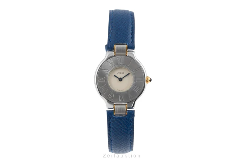 Cartier Must De Cartier 21 gilt / steel quartz women's watch W10051F4 [2504757]