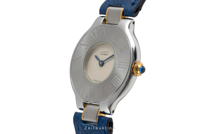 Cartier Must De Cartier 21 gilt / steel quartz women's watch W10051F4 [2504757]