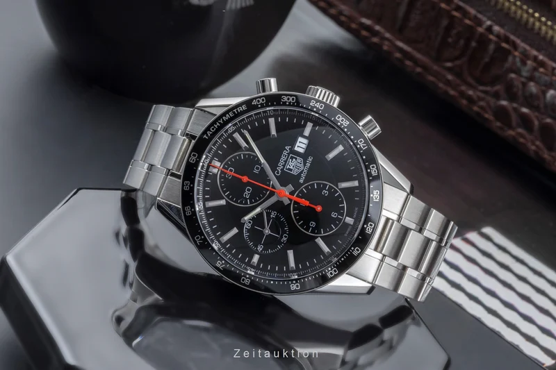 Tag Heuer Carrera chronograph steel automatic men's watch CV2014-2 LP: 6500EUR [2505455]