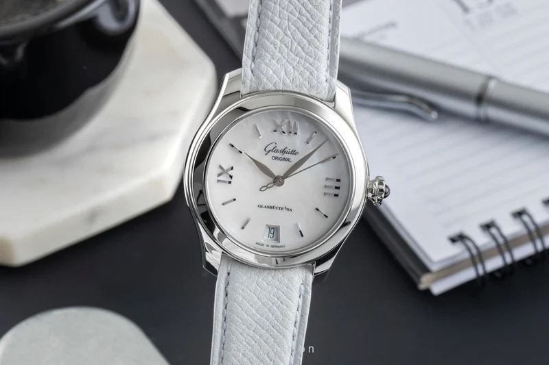 Glashütte Lady Serenade steel automatic women's watch 1-39-22-08-02-44 LP: 5800EUR [2505404]