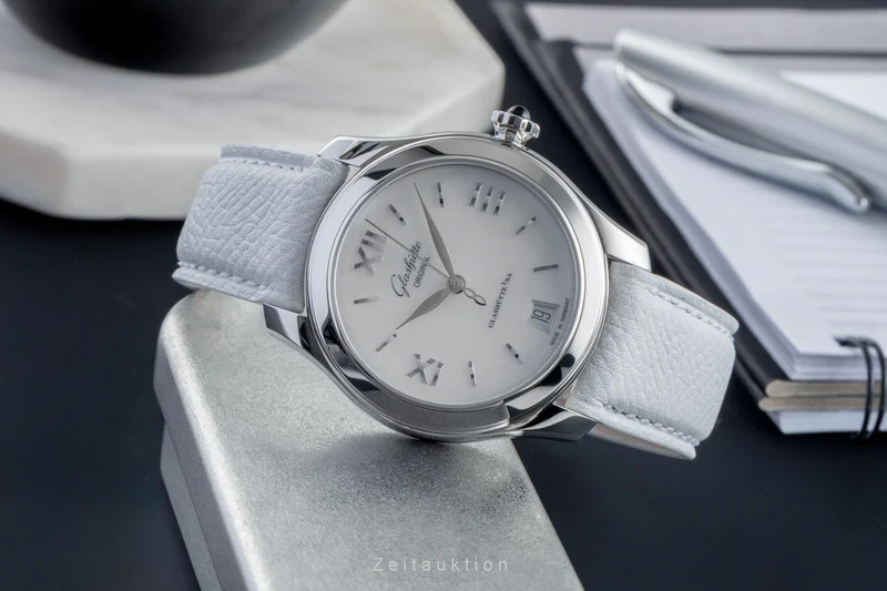 Glashütte Lady Serenade steel automatic women's watch 1-39-22-08-02-44 LP: 5800EUR [2505404]