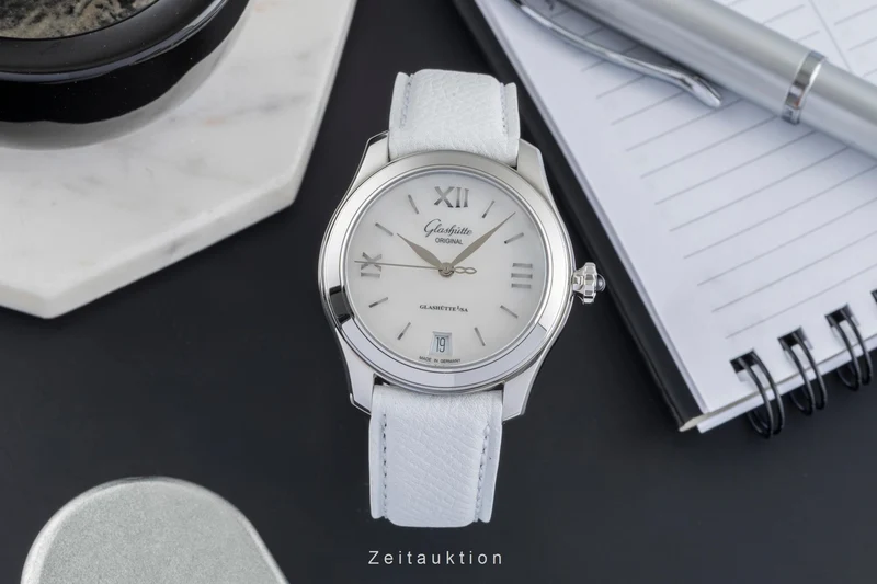 Glashütte Lady Serenade steel automatic women's watch 1-39-22-08-02-44 LP: 5800EUR [2505404]