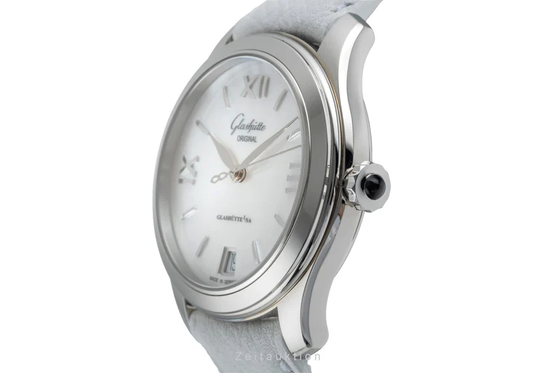 Glashütte Lady Serenade steel automatic women's watch 1-39-22-08-02-44 LP: 5800EUR [2505404]