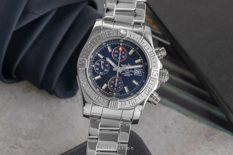 Breitling Avenger II chronograph steel automatic men's watch A13381 11/BC32 [2505407]
