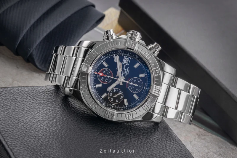 Breitling Avenger II chronograph steel automatic men's watch A13381 11/BC32 [2505407]