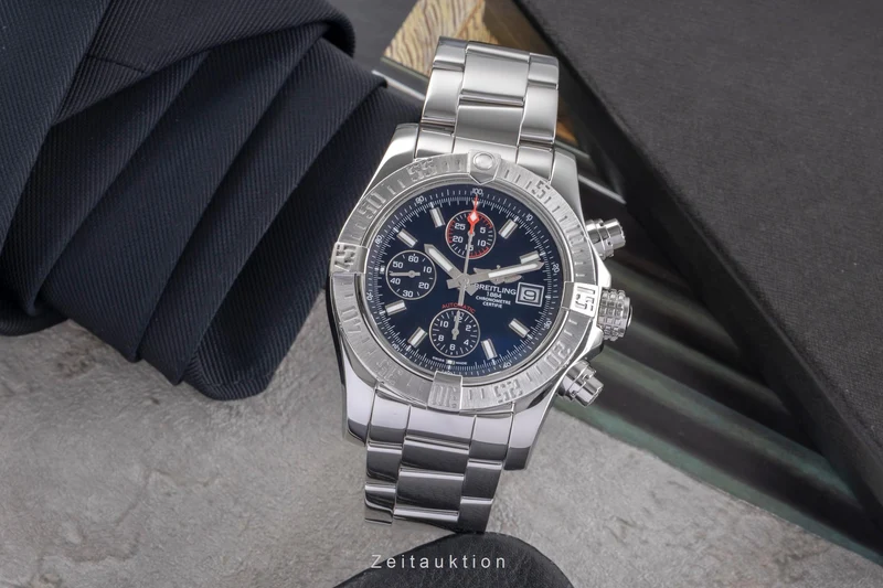 Breitling Avenger II chronograph steel automatic men's watch A13381 11/BC32 [2505407]