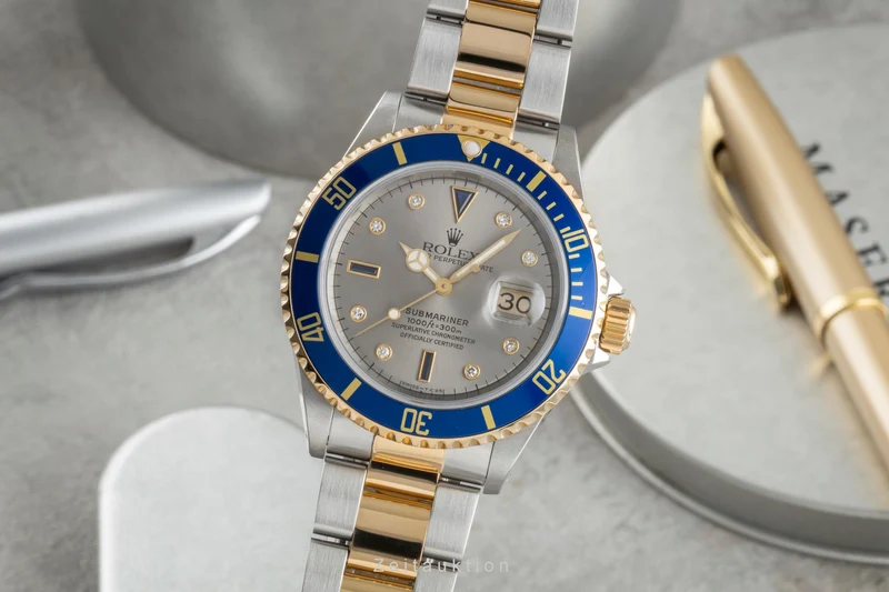 Rolex Submariner steel / gold automatic men's watch 16613 [2503964]