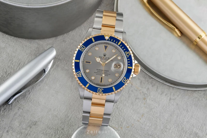 Rolex Submariner steel / gold automatic men's watch 16613 [2503964]