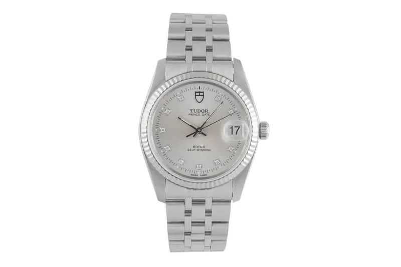 Tudor Prince Date steel / white gold automatic men's watch 74034 [2505500]