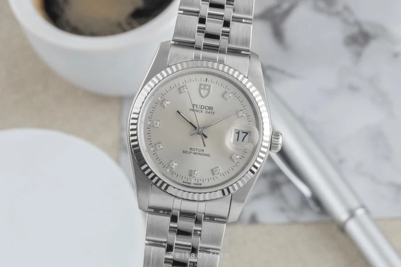 Tudor Prince Date steel / white gold automatic men's watch 74034 [2505500]