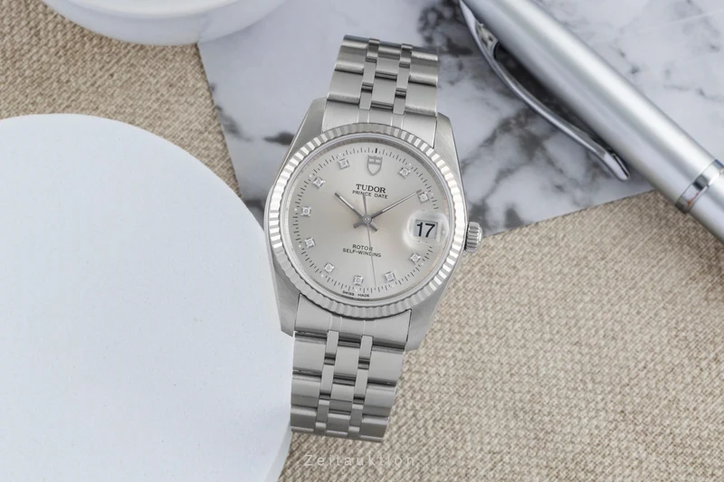 Tudor Prince Date steel / white gold automatic men's watch 74034 [2505500]