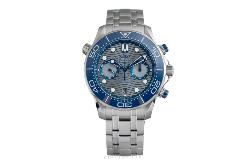 Omega Seamaster chronograph steel automatic men's watch 210.30.44.51.06.001 LP: 9300EUR [2505415]