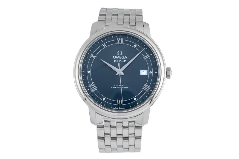 Omega De Ville steel automatic men's watch 424.10.40.20.03.002 LP: 4100EUR [2504438]