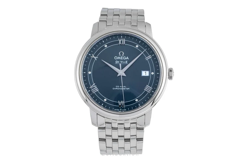 Omega De Ville steel automatic men's watch 424.10.40.20.03.002 LP: 4100EUR [2504438]