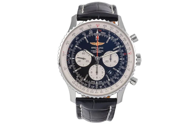 Breitling Navitimer 01 46 chronograph steel automatic men's watch AB012721/BD09 LP: 9300EUR [2505050]