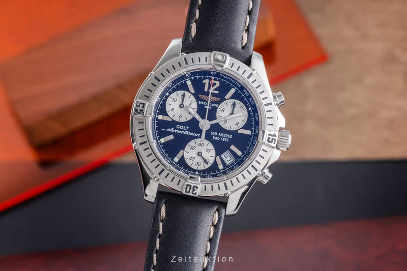 Breitling Colt Ocean chronograph steel quartz men's watch A53350 [2505294]