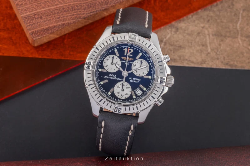 Breitling Colt Ocean chronograph steel quartz men's watch A53350 [2505294]